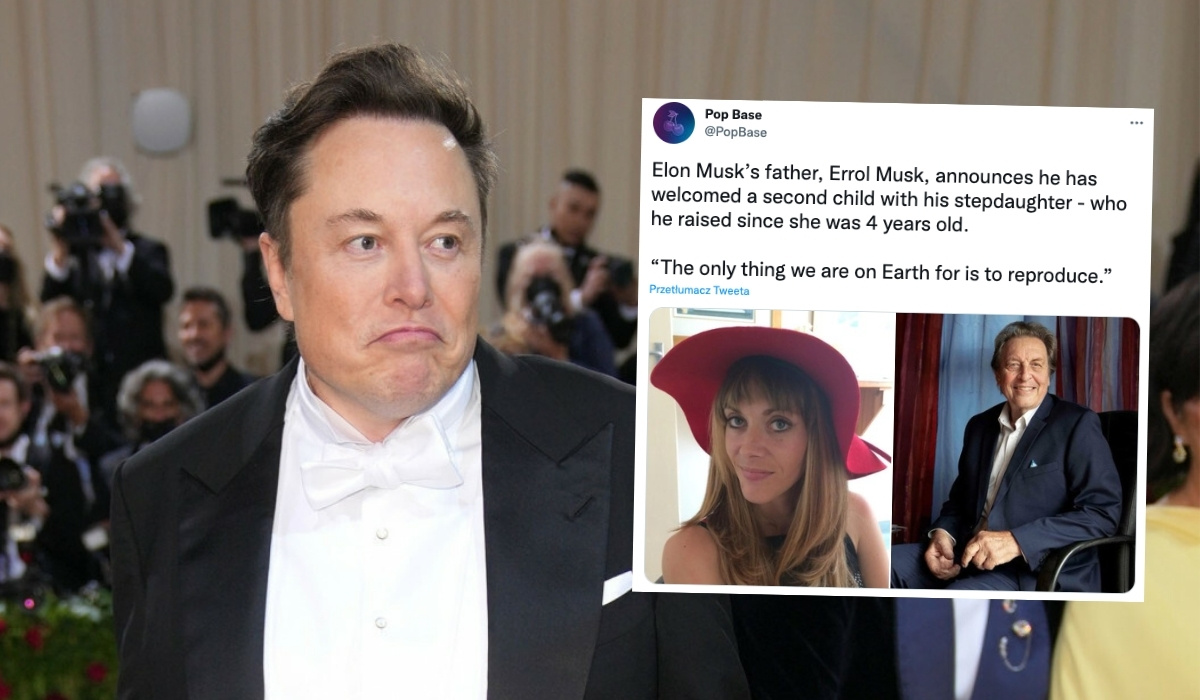 Tata Elona Muska, Errol, został ponownie tatą w związku ze swoją pasierbicą