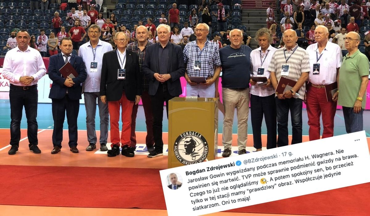 Gowin chciał rozdać medale siatkarzom, ale coś poszło nie tak i został wygwizdany przez kibiców