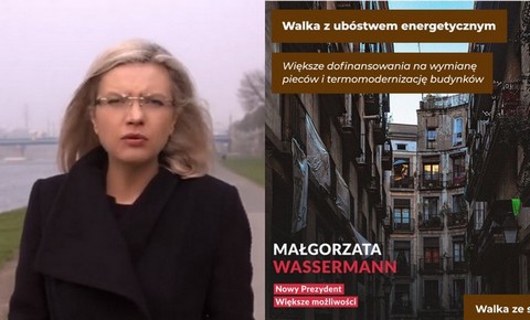 Wpadka Wassermann: zamiast Krakowa pokazała Barcelonę