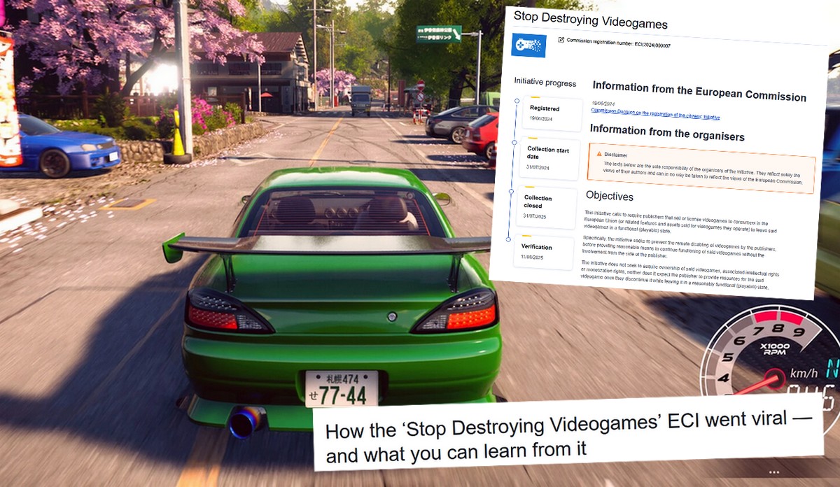 Inicjatywa graczy "Stop Killing Games" wskazywana jako wzorowa inicjatywa obywatelska