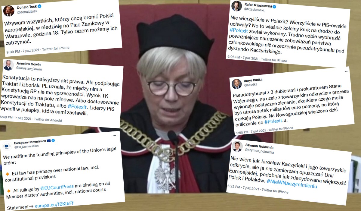 Trybunał Konstytucyjny orzekł, że polska konstytucja jest ważniejsza od prawa unijnego