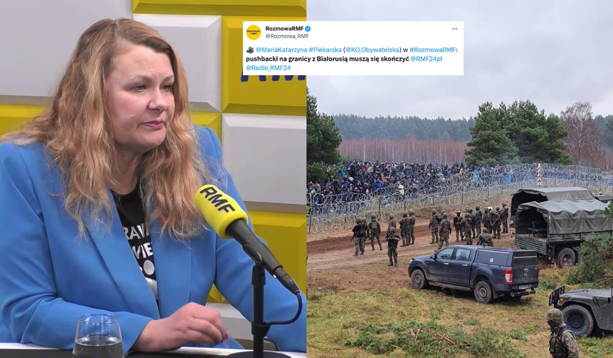 Posłanka KO: ani pushbacków na granicy, ani wpuszczania wszystkich jak leci