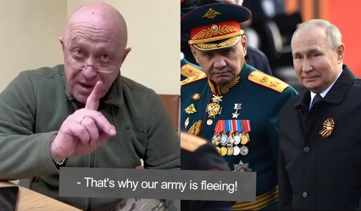 Prigożyn donosi o dezercji i po raz pierwszy ośmielił się mówić o "dziadku, który myśli, że wszystko gra"