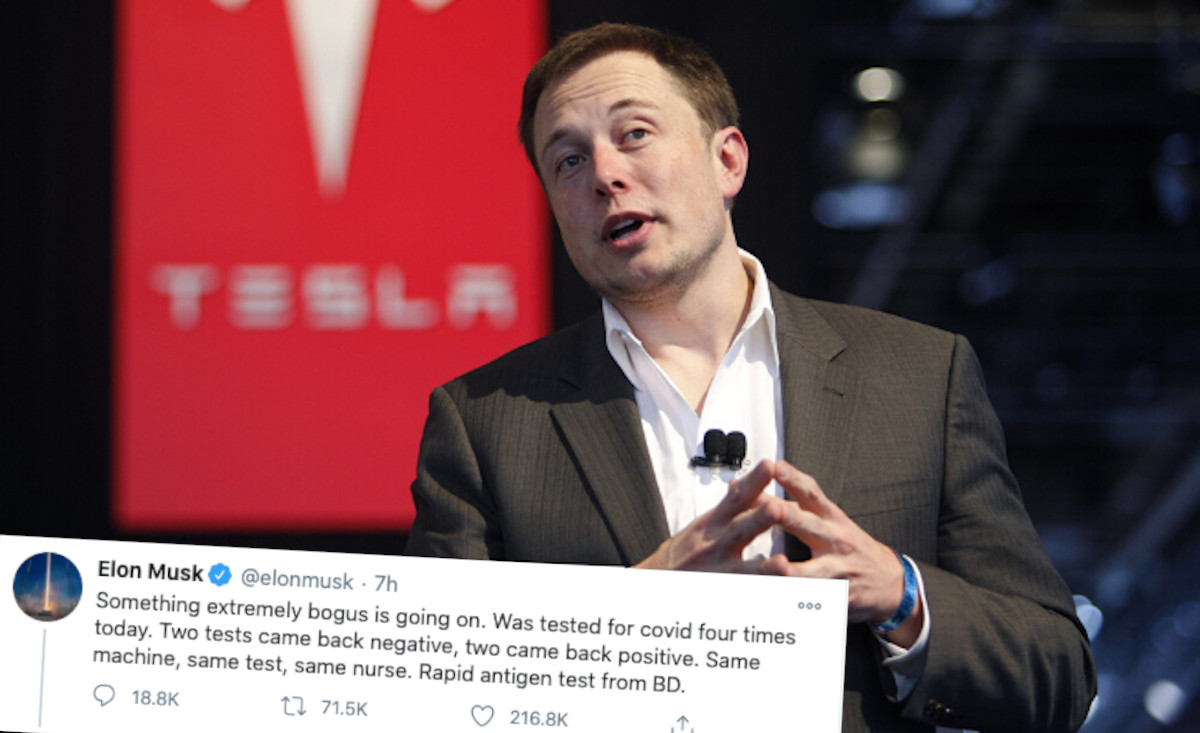 Elon Musk może ma koronawirusa, a może nie ma, za to na pewno "ma teorię"