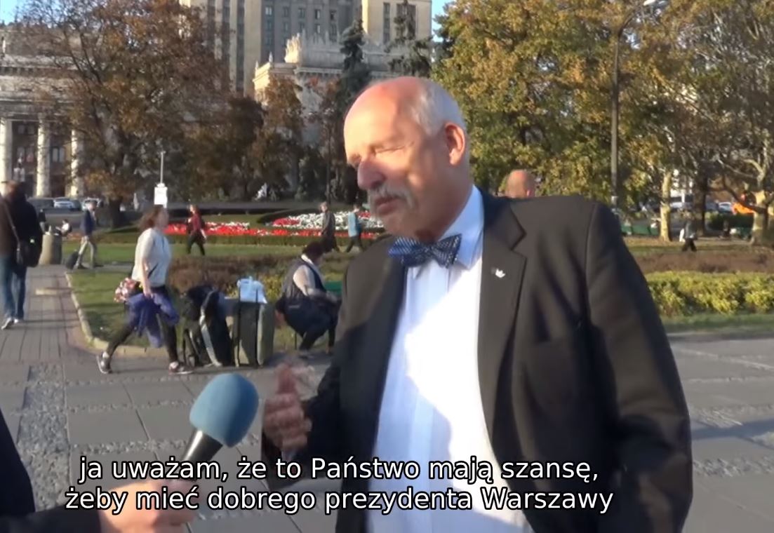 Janusz Korwin-Mikke: "To w waszym interesie jest, żebym ja był prezydentem"