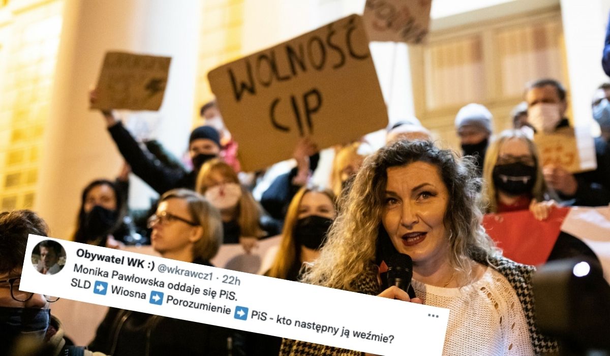 Posłanka Monika "Tymczasem" Pawłowska zakończyła podróż z Wiosny Biedronia, przez Porozumienie Gowina w PiS Kaczyńskiego