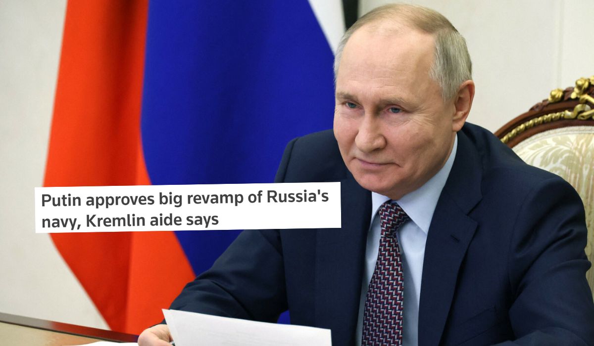 Putin nakazał przywrócić potęgę morską Rosji po batach, jakie flota dostała od Ukrainy