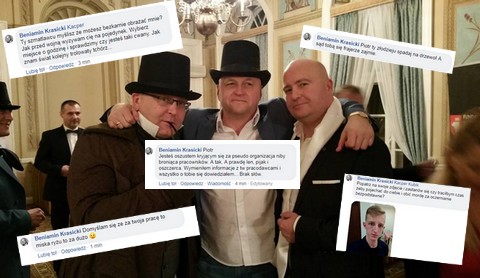 Prezes firmy ochroniarskiej obraża pracowników na Facebooku i wyzywa na pojedynek