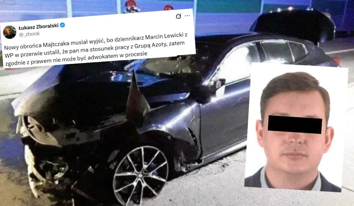 Nowy obrońca Majtczaka musiał opuścić rozprawę, bo przypomniano mu, że nie może być obrońcą w procesie karnym
