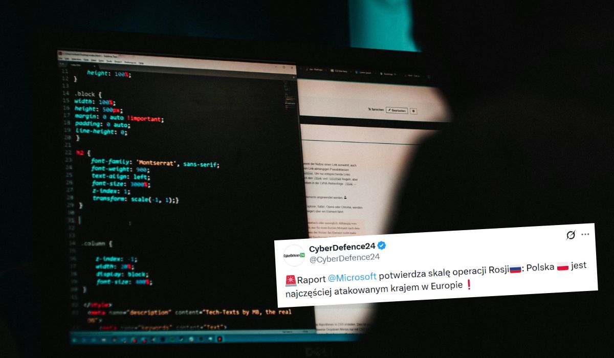Raport Microsoft: Rosja atakując cybernetycznie Europę najczęściej bierze na cel Polskę