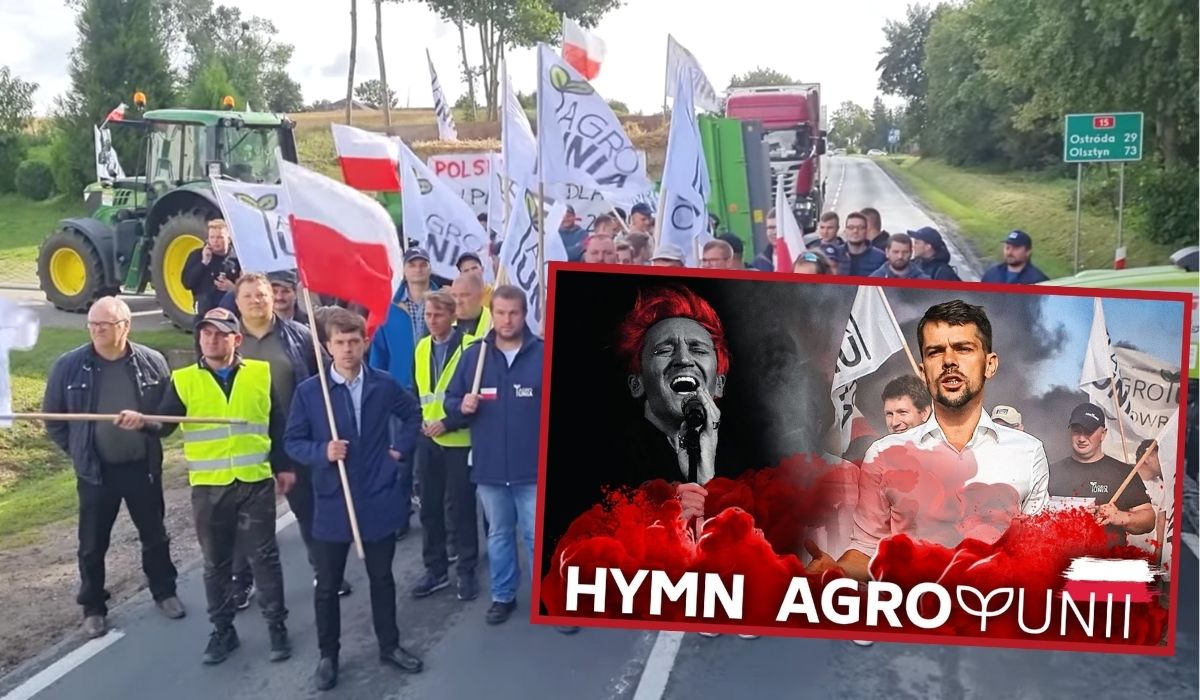 Agrounia prezentuje swój hymn, wykonują Michał Wiśniewski i Anna Świątczak