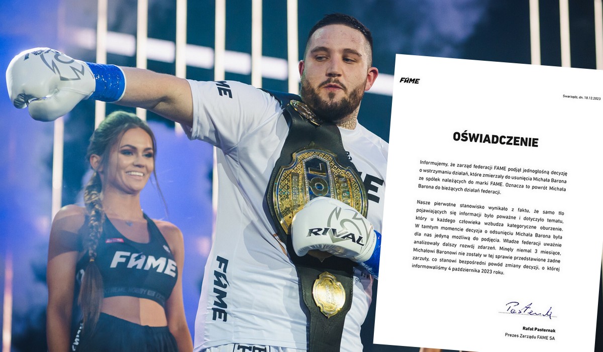 Po udawanym oburzeniu Boxdel został przywrócony do Fame MMA