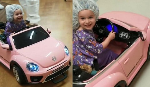 USA: szpital pozwala dzieciom jeździć samochodzikami na operacje, żeby mniej się bały