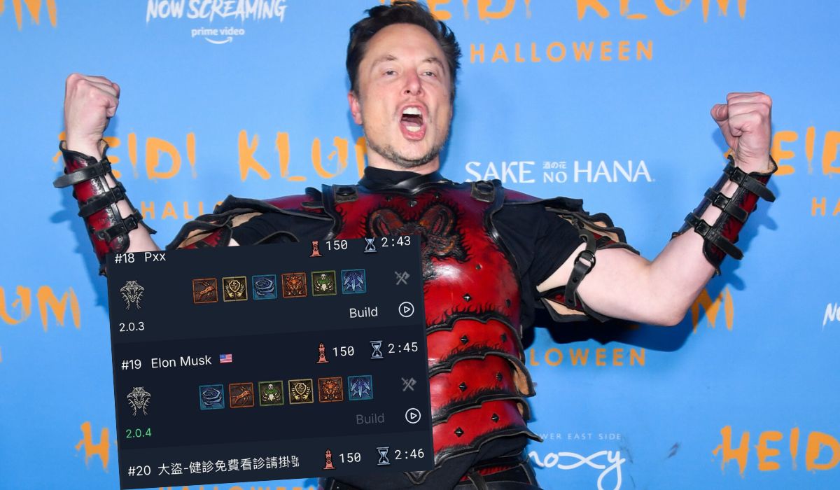 Elon Musk poza wyborami, firmami i jedenastką dzieci jakimś cudem jest w topce graczy Diablo 4