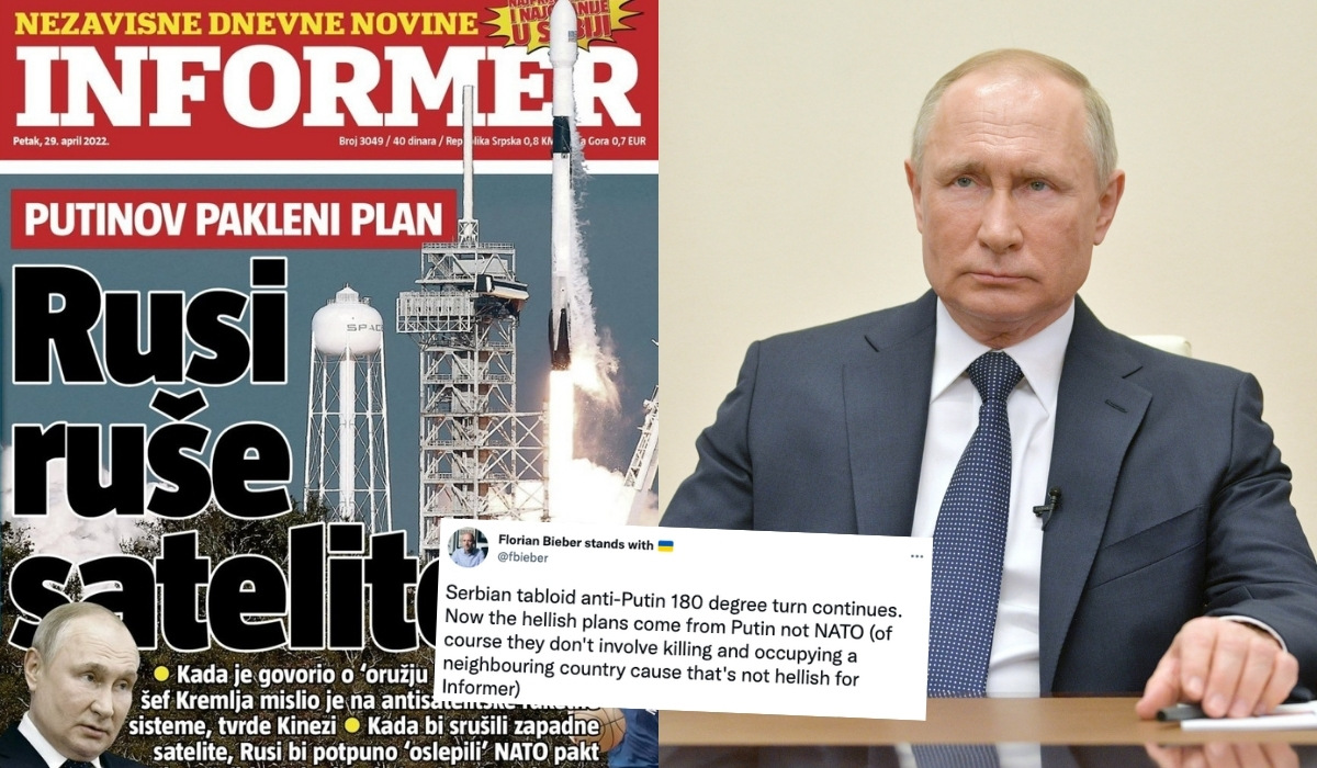 Serbowie bardzo zdenerwowali się na Putina za porównanie Doniecka i Ługańska do Kosowa