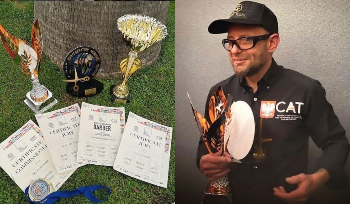 48-letni fryzjer z Rudy Śląskiej został mistrzem świata w strzyżeniu męskim