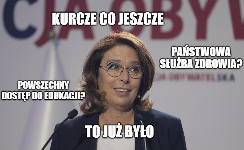 Kidawa-Błońska: pensja minimalna to socjalizm