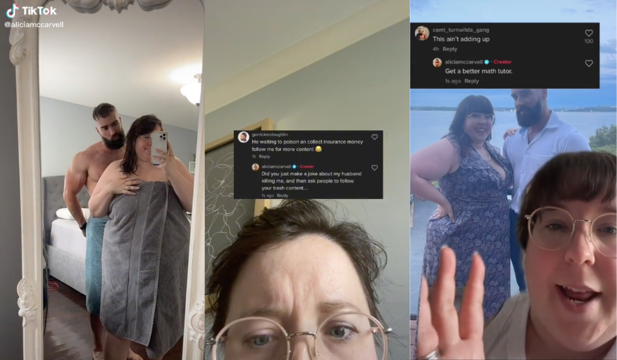 Para spotkała się z hejtem, bo chłop jest zbyt atrakcyjny w porównaniu do żony