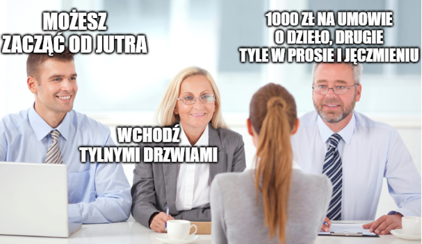 Badanie: 1,4 mln pracowników dostaje wynagrodzenia "pod stołem", najgorzej jest w branży handlowej
