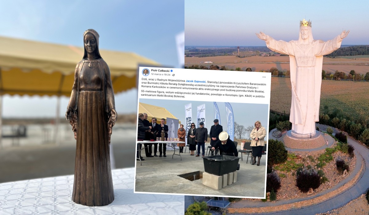 Pod Toruniem rozpoczęła się budowa Matki Boskiej, która ma być większa od Jezusa ze Świebodzina