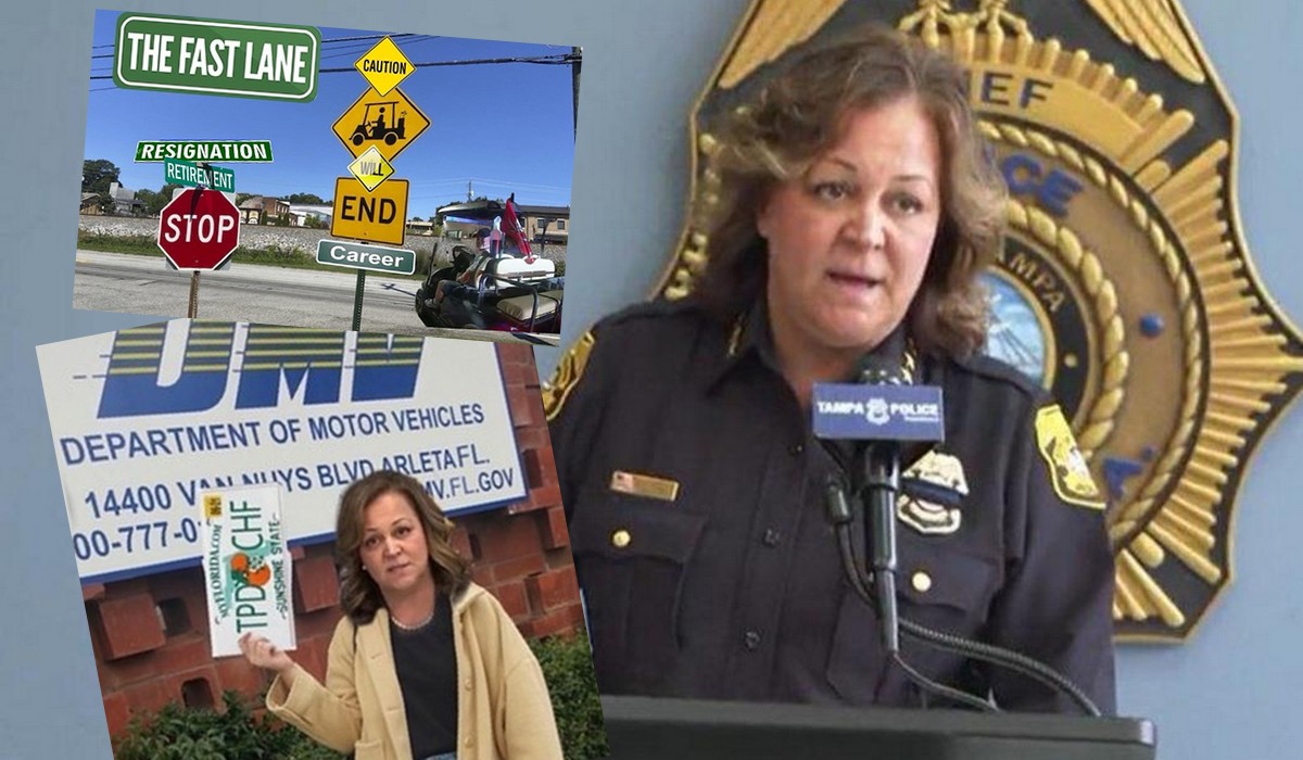 USA: policja z Tampa uczciła zwolnienie swojego skompromitowanego szefa serią memów
