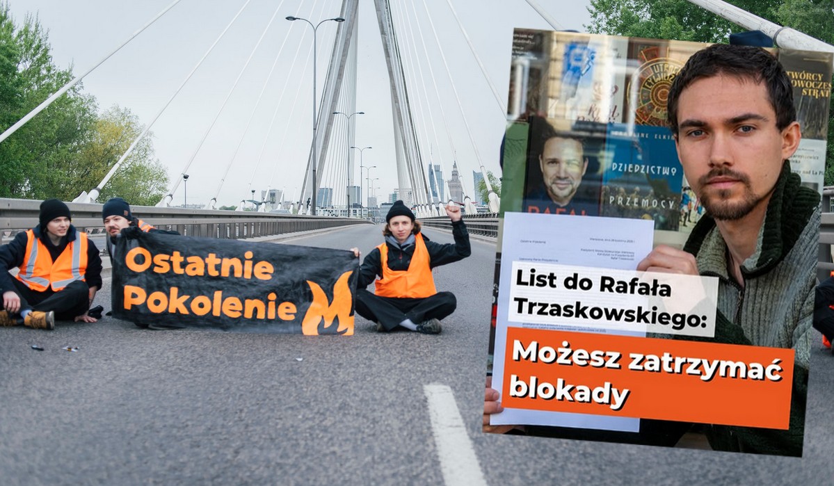 Ostatnie Pokolenie zapowiada blokady mostów w Warszawie w dniu matur
