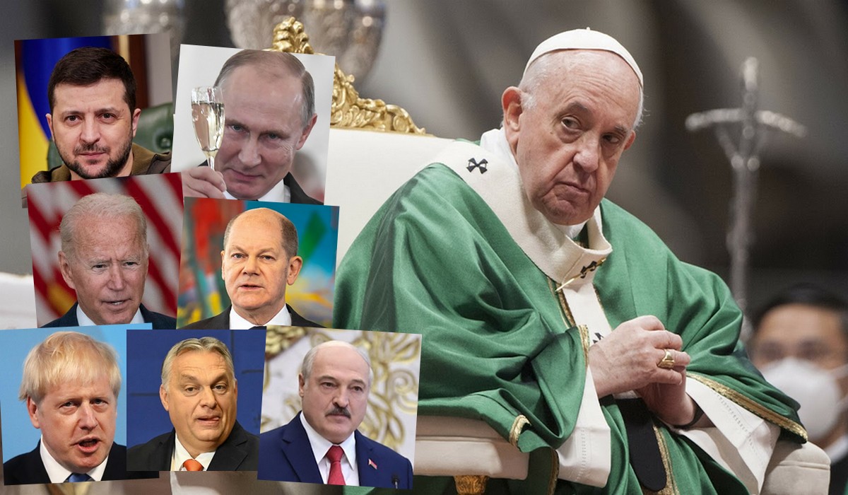 Papież Franciszek: przywódcy państw będą pracować dla pokoju albo nie i zostaną osądzeni przez historię