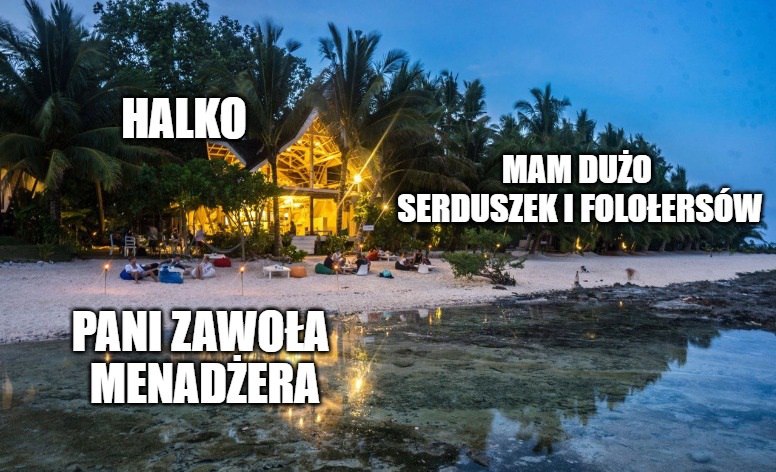 Hotel na filipińskiej wyspie ma dość influencerów, którzy chcą jeść i nocować za "reklamę"