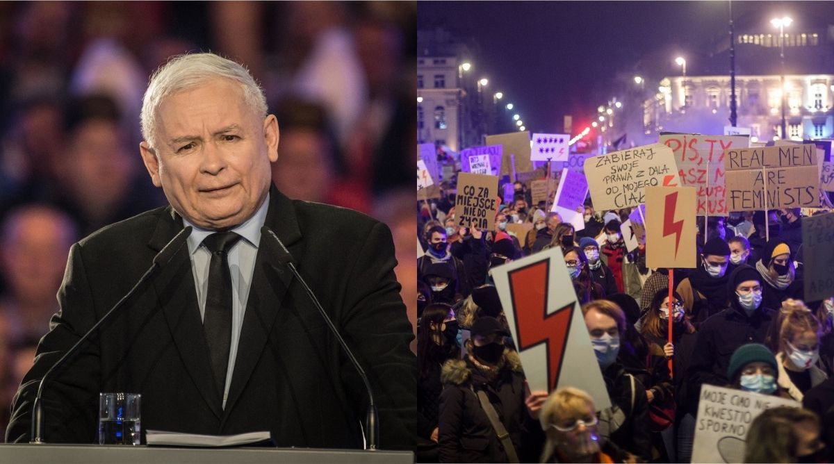 Kaczyński o protestach pod swoim domem: tego chcą wrogowie Polski