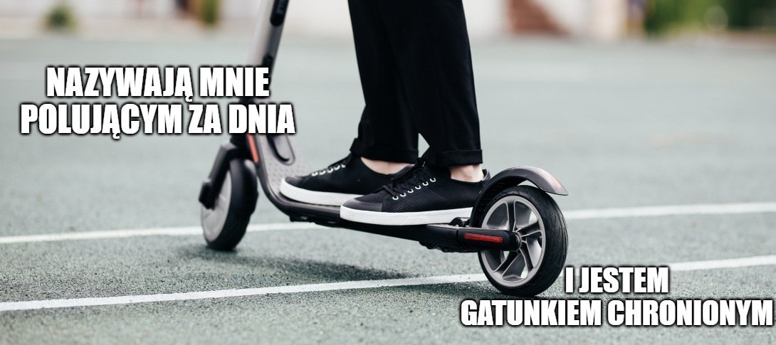 Nastolatek na hulajnodze potrącił kobietę, kobieta dostała mandat, nasila się refleksja, że coś jest nie tak