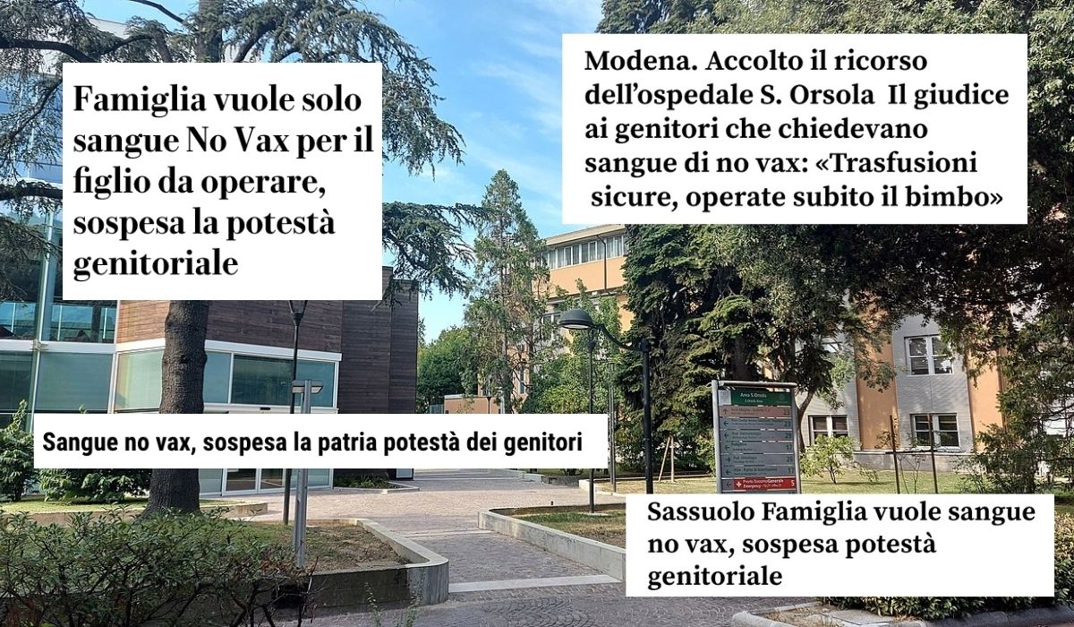 Włochy żyją sprawą dziecka, które potrzebuje operacji, ale rodzice-antyszczepy nie chcą transfuzji krwi od zaszczepionych