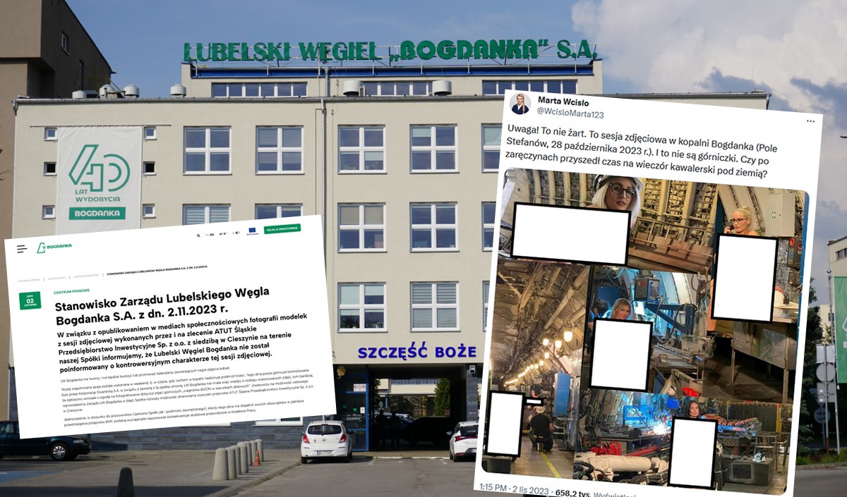 Kopalnia Bogdanka tłumaczy się z tego, co pod ziemią robiły panie z gołymi pupami i zapowiada konsekwencje