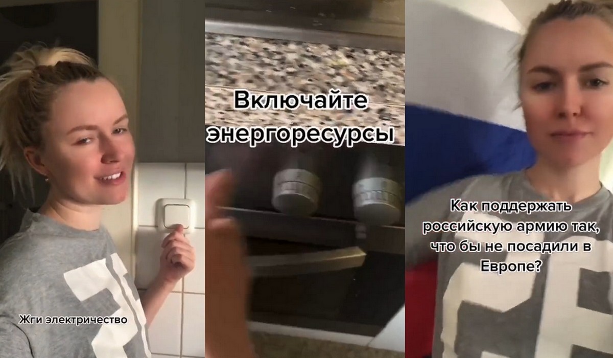 Rosyjska influencerka żyjąca w Niemczech namawia do marnowania prądu w Europie, żeby w ten sposób wspomagać Rosję