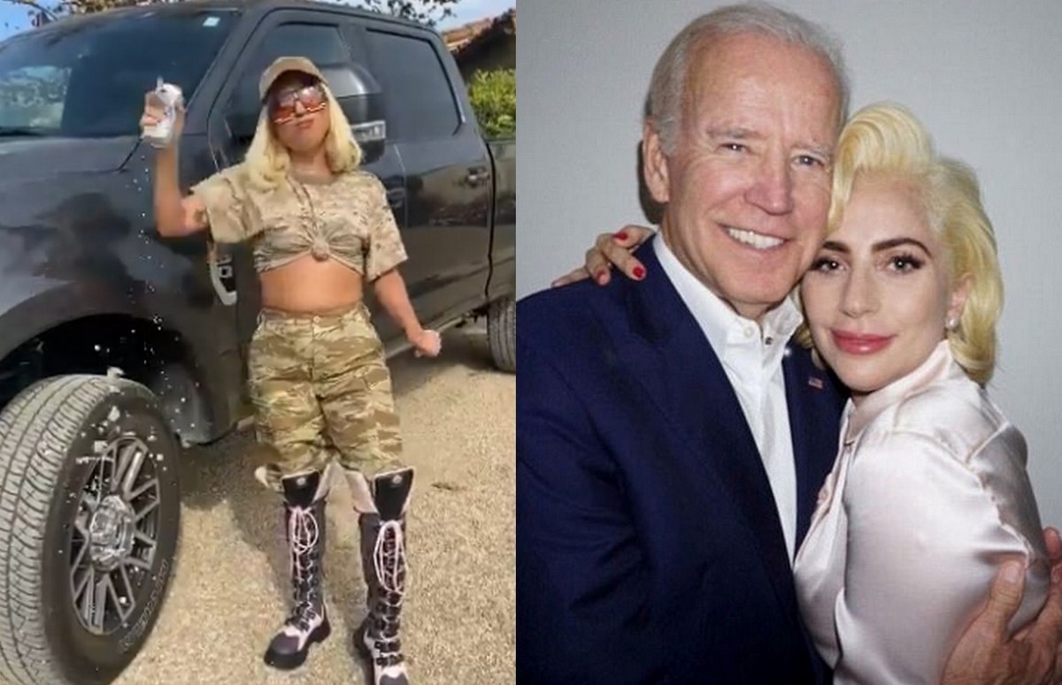 Lady Gaga przebrana za rednecka namawia konserwatywnych wyborców do głosowania na Bidena