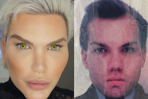 Żywy Ken aresztowany, bo nie przypomina siebie w paszporcie