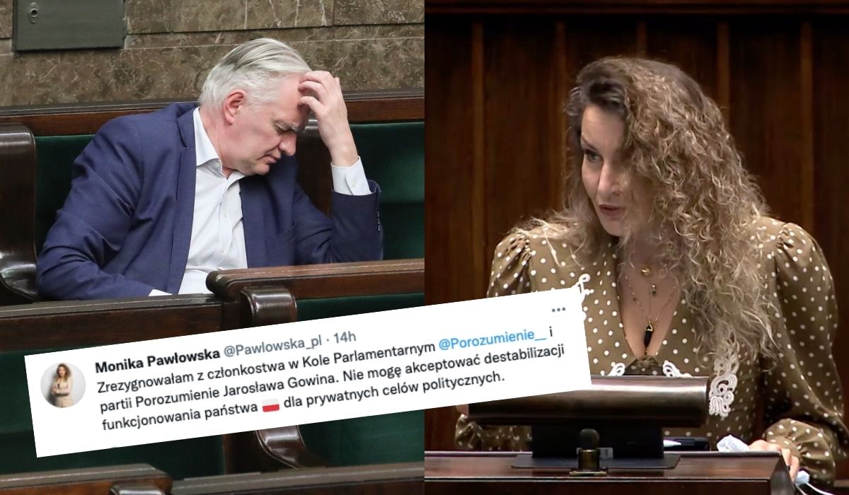 Monika "Tymczasem" Pawłowska, po porzuceniu Lewicy na rzecz Porozumienia, także i ten stan rzeczy zmienia