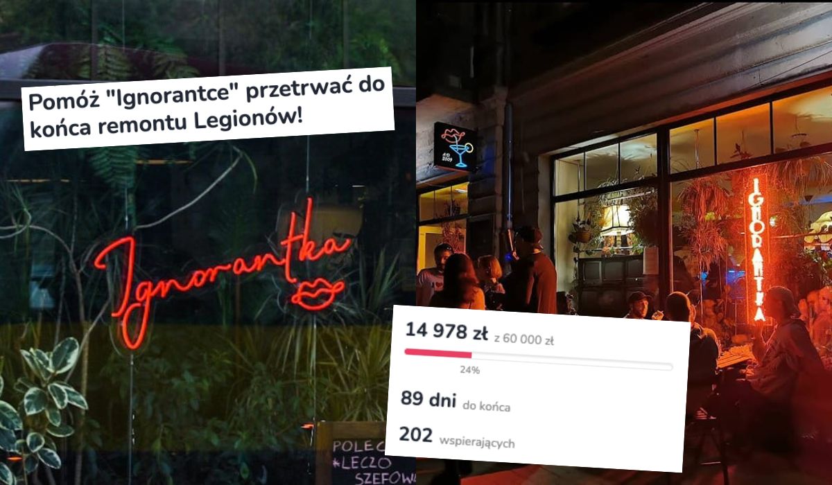 Łódź: klubokawiarnia "Ignorantka" może paść, bo remont całkiem skutecznie ją dusi, a nie jest zwykłą knajpą