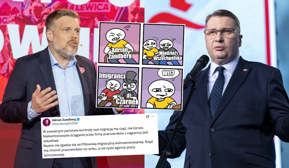 Zandberg krytykuje Czarnka za chęć sprowadzania imigrantów do Polski