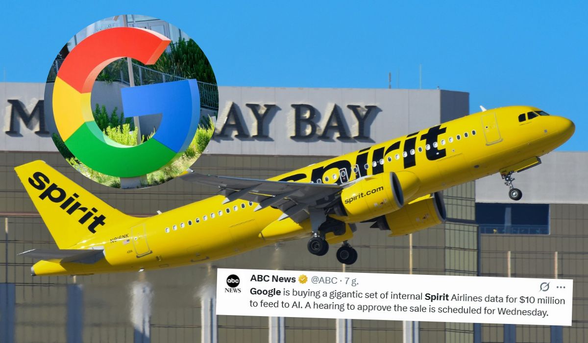 Google postanowiło przejąć dane upadłych linii lotniczych, żeby nakarmić nimi AI