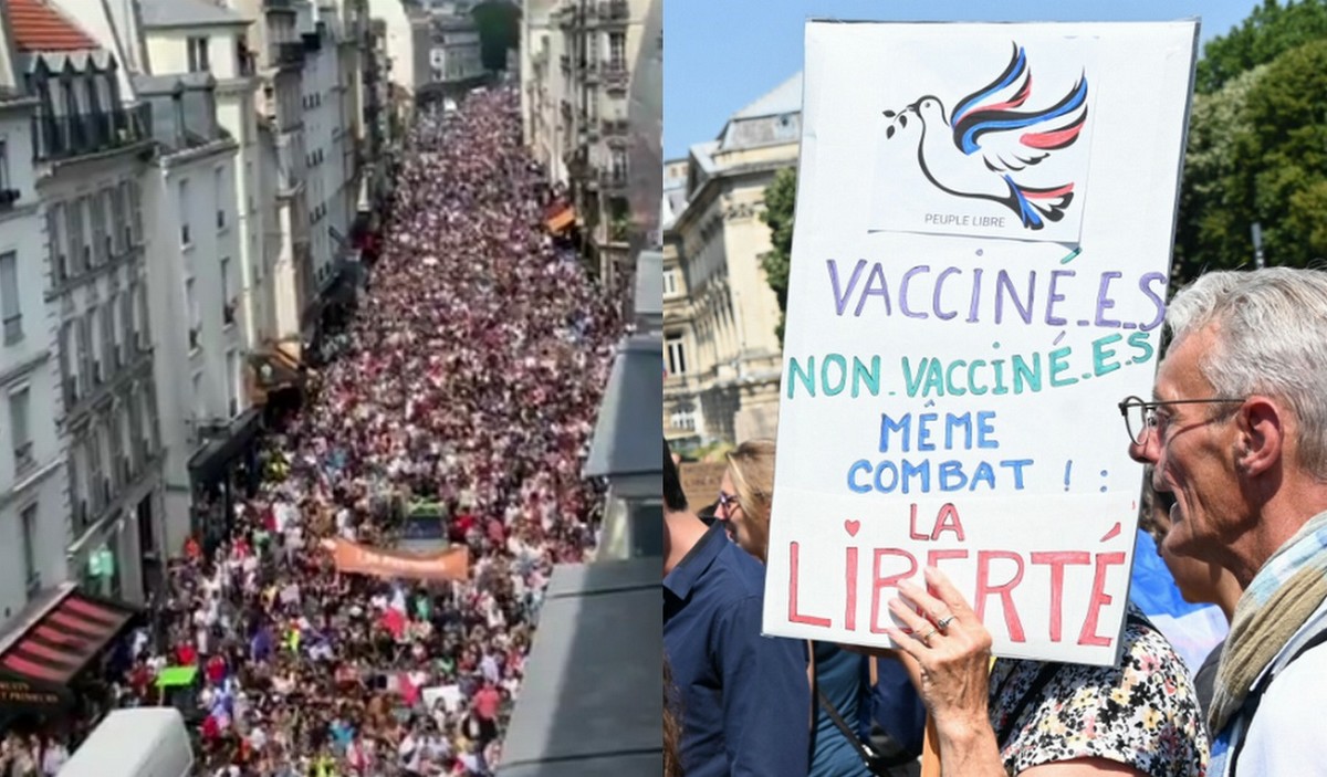 Francja: protesty przeciwko decyzjom ws. szczepień. Na ulice wyszło 114 tys. osób