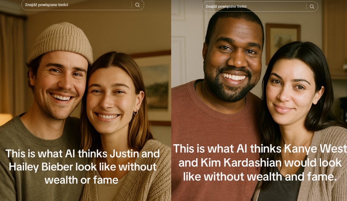 Wrócił trend przerabiania celebrytów na "zwykłych ludzi", ale tym razem z użyciem AI