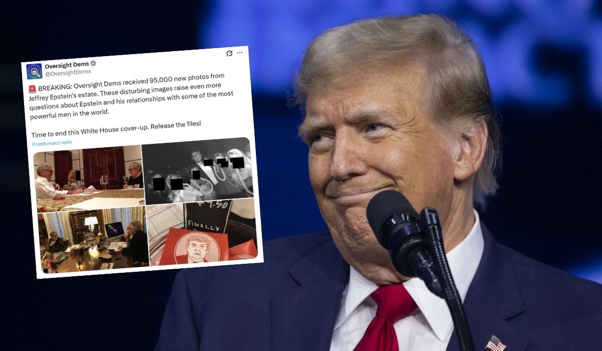 Trump ignoruje wysyp kolejnych zdjęć związanych z Epsteinem, tłumaczy, że znało go wiele osób