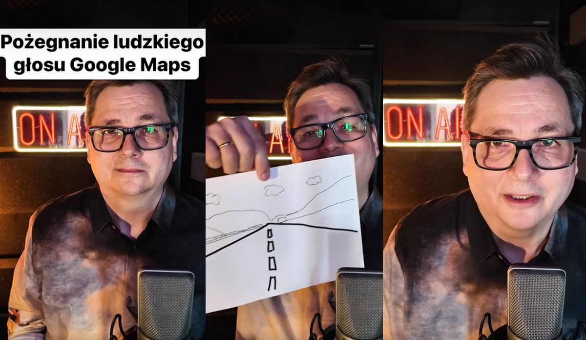 Głos Jarosława Juszkiewicza po 15 latach zniknął z Google Maps, bo został zastąpiony przez AI