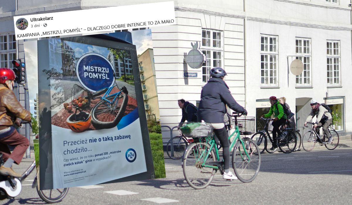 PZU krytykowane za kampanię wymierzoną przeciwko rowerzystom