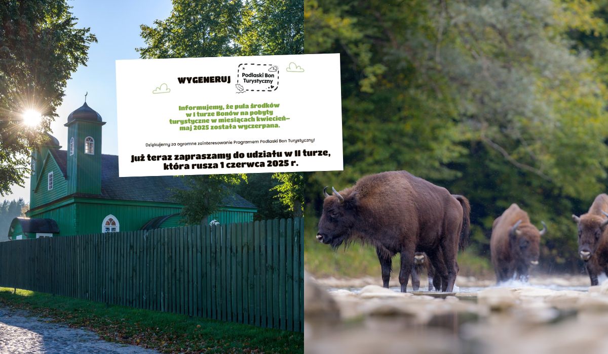 Podlaskie bony turystyczne wyczerpały się w ciągu 6 godzin, chętnych było tak dużo, że padły serwery