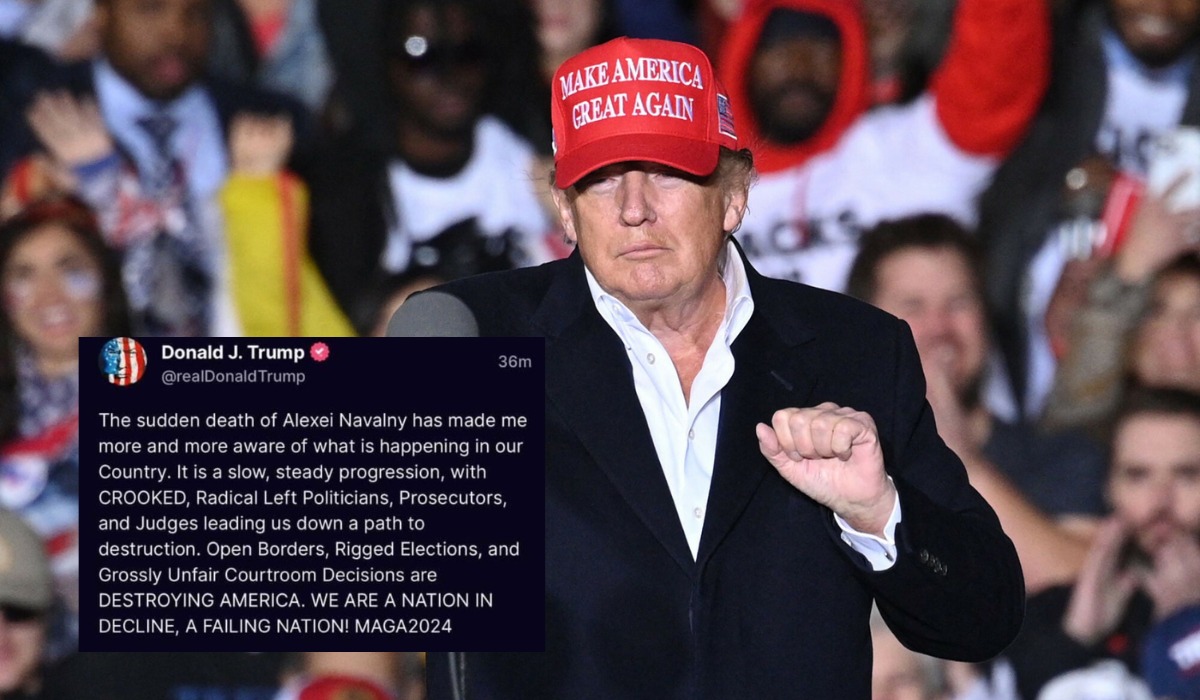 Trump skomentował wreszcie śmierć Nawalnego i powiązał to z destrukcją Ameryki