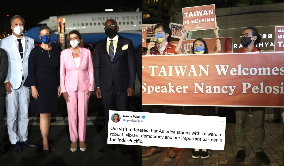 Chiny wściekają się o wizytę Nancy Pelosi na Tajwanie, doszło do podniesienia gotowości bojowej po obu stronach