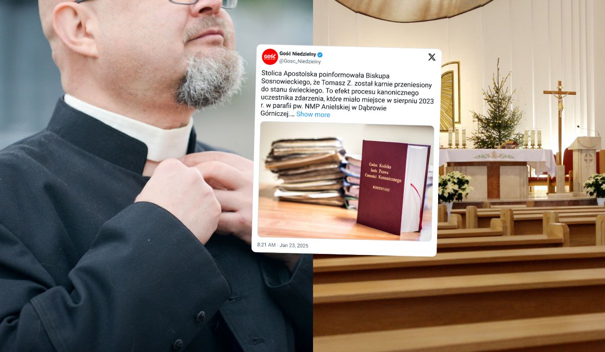 Ksiądz od or*ii w Dąbrowie Górniczej został za karę przeniesiony do stanu świeckiego przez Watykan