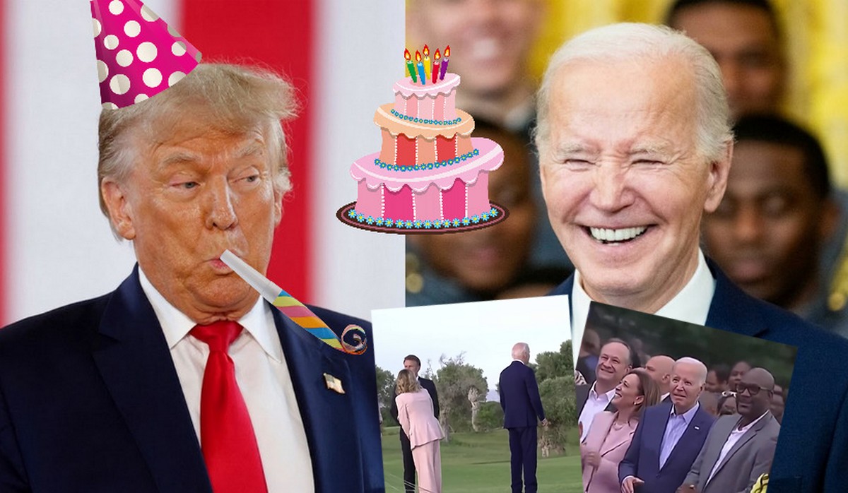 Trump wypomina Bidenowi wiek i "odpływanie", Biden Trumpowi 78. urodziny