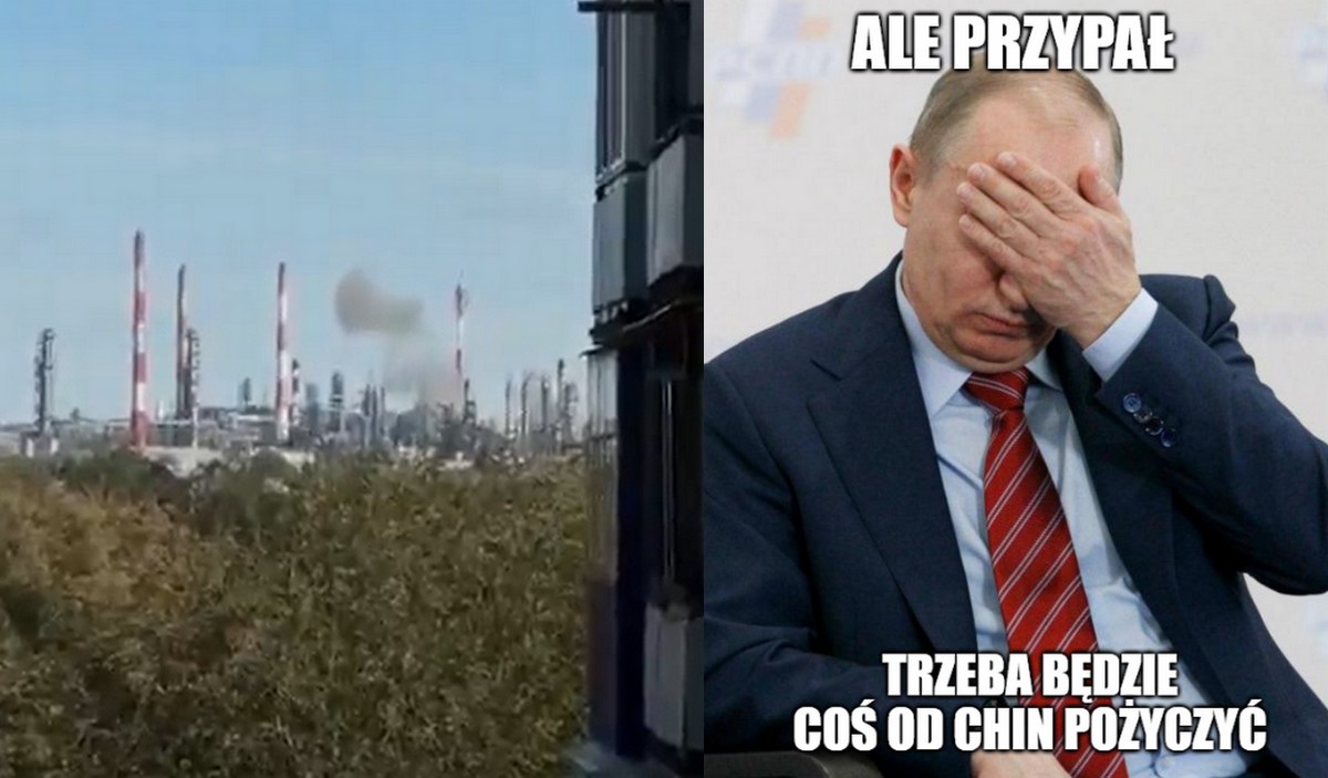 Ukraina znowu uderzyła w głębi Rosji, tym razem w rafinerię 1400 km od granicy